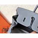 Hermes Birkin 25cm Blue Lin High-End Copy - Image 7