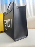Top Quality Knockoff Fendi Sunshine Medium Tote Bag In Noir Calfskin - Image 5