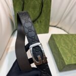Square G reversible leather belt - Image 3