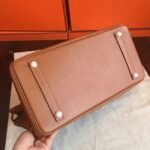 Gold Hermes Birkin 35cm Knockoff from Designer Collection - Image 5