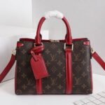 Louis Vuitton Monogram Canvas Soufflot BB Bag In Cerise Red