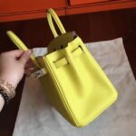 Yellow Hermes Birkin 25cm Premium Handmade Imitation - Image 3