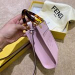 Top Quality Knockoff Fendi Mini Sunshine Shopper Bag In Lilas Leather - Image 4