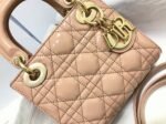 Dior Lady Dior Mini Chain Bag Fake in Nude - Image 7