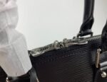 Louis Vuitton Epi Leather Alma PM Jacquard Strap Handbag In Black - Image 2