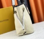 Louis Vuitton Monogram Empreinte Wild At Heart Neverfull MM Tote In Cream - Image 3