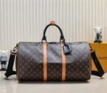 LV Monogram Canvas Keepall Bandouliere 50 With Jacquard Strap