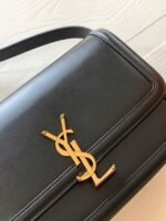 Fake Saint Laurent Medium Solferino Bag Black Calfskin - Image 3