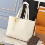 Louis Vuitton Low Key Cabas MM Bag In Quartz White