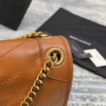 Fake Saint Laurent Niki Medium Chain Bag Brown - Image 9