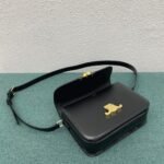 Top Quality Faux Celine Triomphe Medium Bag In Black - Image 6