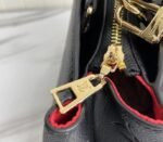 Louis Vuitton Monogram Empreinte Leather Petit Palais Handbag In Black - Image 7