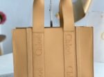 Top Quality Knockoff Chloe Woody Medium Tote Bag In Beige Calfskin - Image 2