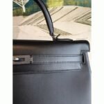 Black Box Knockoff Hermes Kelly 35cm Structured Handbag - Image 7