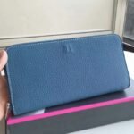 Blue Jean Fake Designer Hermes Wallet Azap Zipped