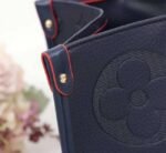 Louis Vuitton Monogram Empreinte Giant Onthego GM Tote In Navy Blue - Image 10