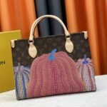 Louis Vuitton X YK Monogram Canvas Onthego MM Tote In Pumpkin