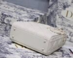 Dior Lady Dior Mini Chain Bag Fake in White - Image 6