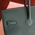 Vert Shade Replica Designer Hermes Birkin 35cm Tote - Image 8