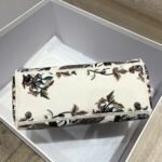 Dior Lady D-Lite Medium Bag Imitation in White Jardin d Hiver Embroidery - Image 2