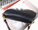Dior Saddle Bag Fake in Black Smooth Calfskin - Image 5