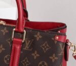 Louis Vuitton Monogram Canvas Soufflot MM Bag In Cerise Red - Image 7