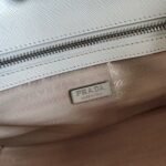 White Prada Galleria Mini Bag Fake - Image 3
