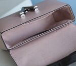 Louis Vuitton Epi Leather Twist MM Bag In Rose Ballerine Pink With Jacquard Strap - Image 7