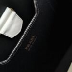 White Prada Medium Panier Bag Replica - Image 5