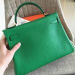 Bamboo Clemence Replica Hermes Kelly Retourne 28cm Handbag - Image 8