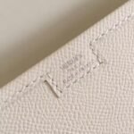 White fake Hermes Jige Elan clutch bag - Image 4