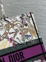 Dior Large Book Tote Bag Replica in Dior 4 Saisons Été Soleil Embroidery - Image 5