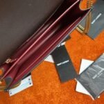 Replica Saint Laurent Cassandra Medium Chain Bag Black - Image 9