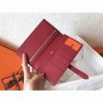Black Ruby Designer Replica Hermes Bearn Wallet - Image 7