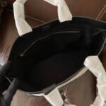 SHOPPING TAG IN CANVAS AND LEATHER - Image 8