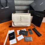 Replica Saint Laurent Niki Medium Chain Bag White - Image 8