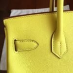 Superior Quality Hermes Birkin 30cm Soufre Replica Bag - Image 6