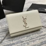 Fake Saint Laurent Kate Small Chain Bag Ivory - Image 2