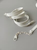 Dior Lady D-Joy Medium Bag Knockoff in White Calfskin with Diamond Motif - Image 9