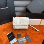 Fake Saint Laurent Niki Baby Chain Bag White - Image 7