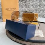 MATTHEW WILLIAMSON MAGNOLIA SUNGLASSES IN YELLOW GOLD - Image 2