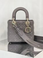 Dior Small Lady Dior My ABCDior Bag Fake in Steel Grey - Image 10