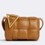 Top Quality Fake Bottega Veneta Candy Padded Cassette Bag In Camel