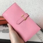Pink Replica Hermes Bearn Wallet