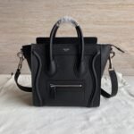 Celine Nano Luggage Tote Bag Replica in Black - Image 7