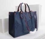 Louis Vuitton Monogram Empreinte Giant Onthego MM Tote In Navy Blue - Image 2
