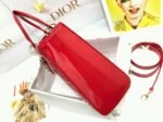 Dior Lady Dior Large Bag Fake in Red - Image 7