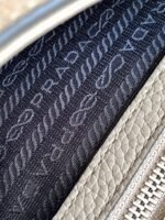 Prada Flap Shoulder Bag Imitation in Grey - Image 4