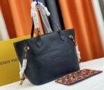 Louis Vuitton Monogram Empreinte Wild At Heart Neverfull MM Tote In Black - Image 2
