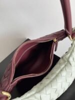 Replica Bottega Veneta Gemelli Medium Bag Barolo/Glacier - Image 4